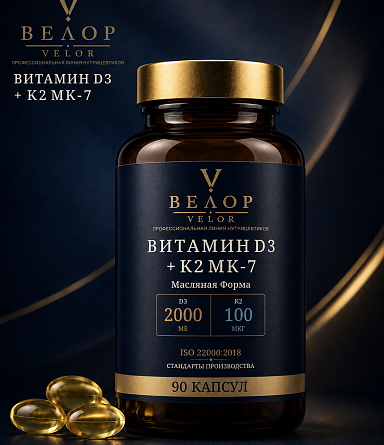 "Витамин D3" 2000+K2 100 MKГ - фото 1